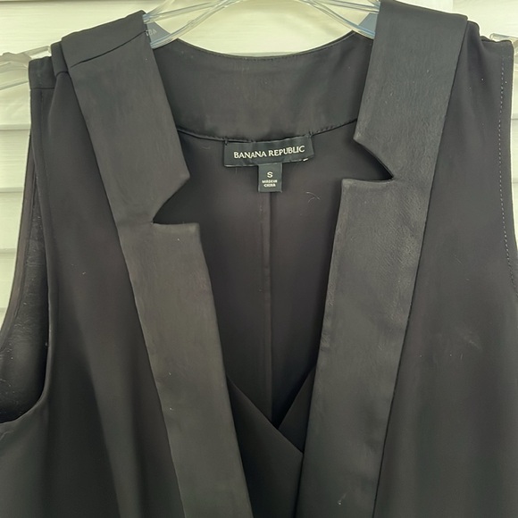 Banana Republic Black Tuxedo Vest - Picture 2 of 4
